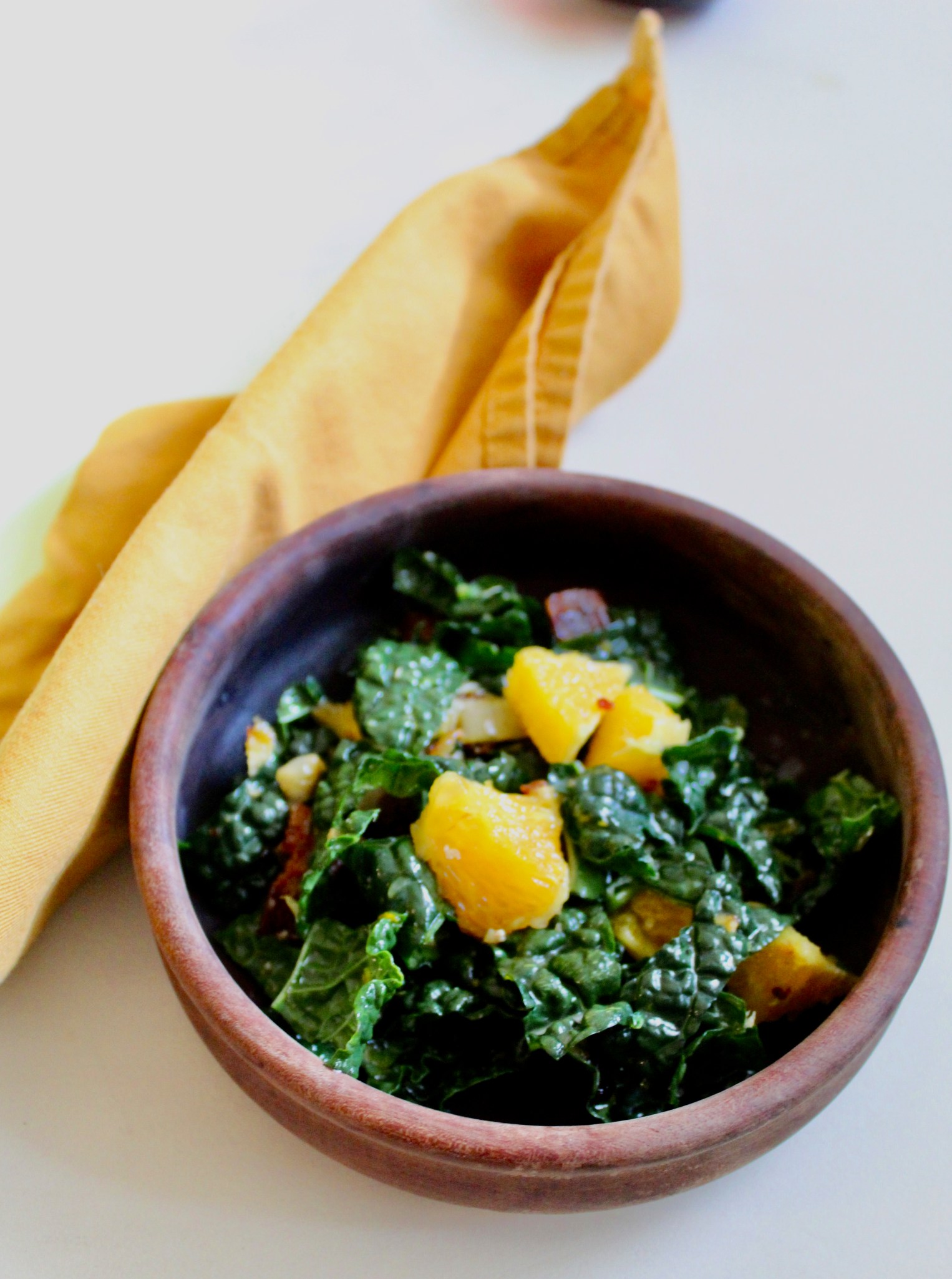 Wilted Bacon Kale Salad